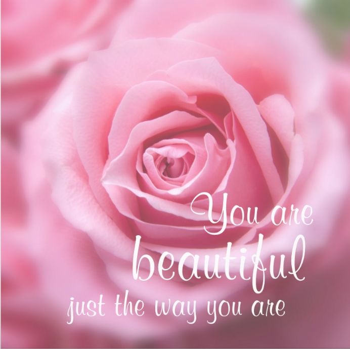 You are beautiful ☺️