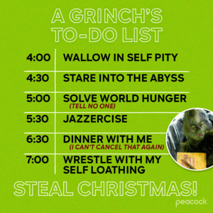 A Grinch's To-Do List