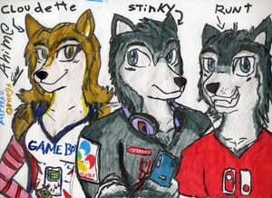  Alpha and omega brothers and sister Version animê (by guillermoman)