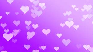 Animated Valentine Profile Banner | Purple