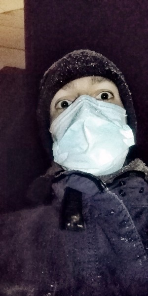  Artist Xlson137 wearing mask (winter 2021)