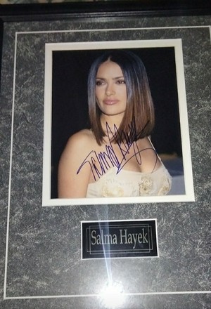  Autographed Salma with Cert Of Auth