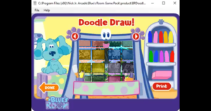  Blue's Room Doodle Doodle Guess Games