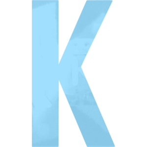  Carïbbean blue letter k icoon - Free carïbbean blue letter iconen