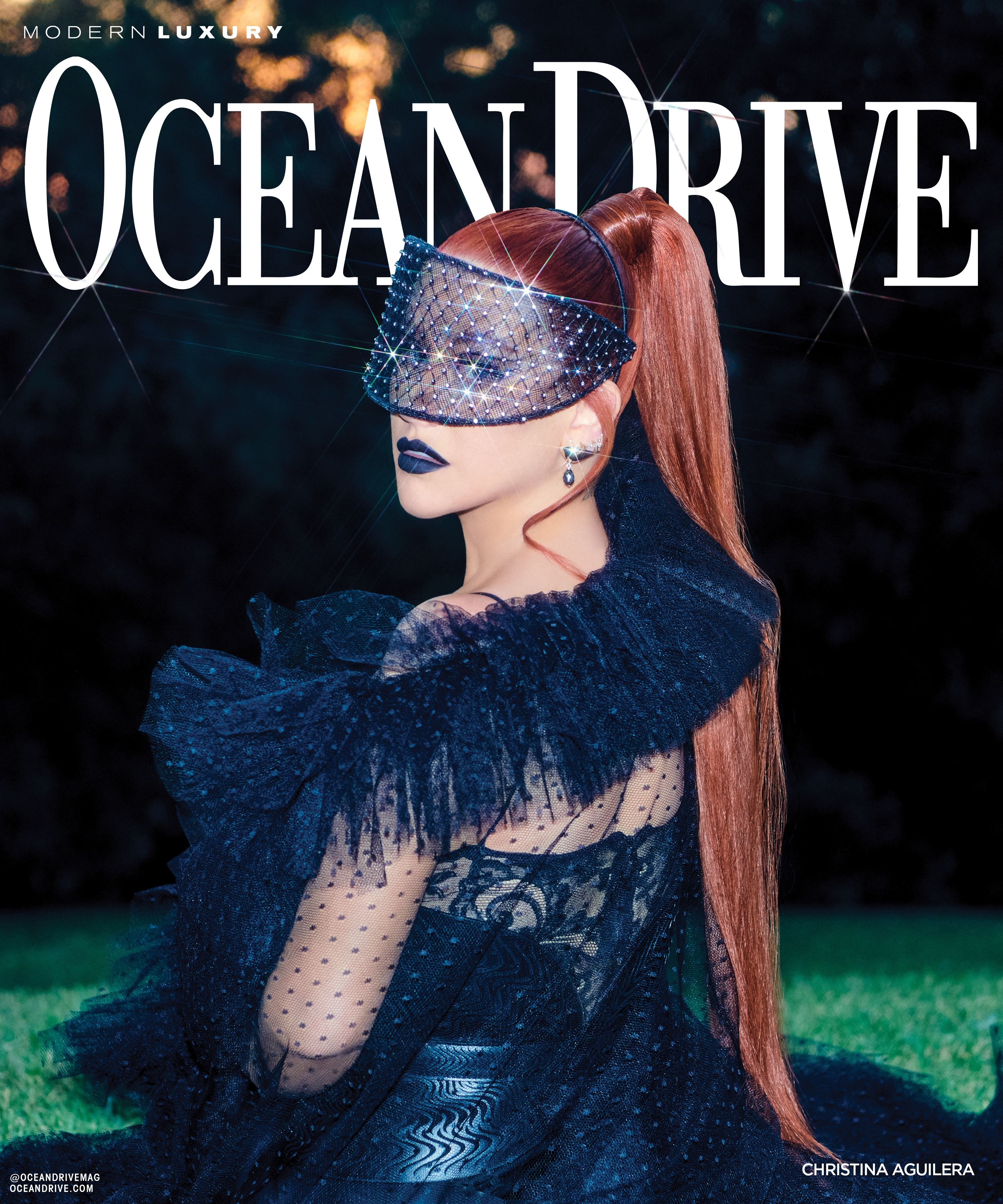 Christina Aguilera for Ocean Drive (January 2022)