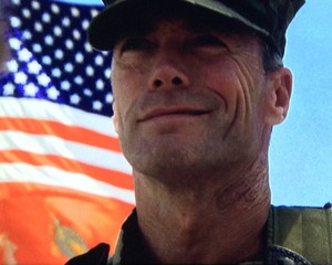 Clint Eastwood as Gunnery Sergeant Thomas Highway in Heartbreak Ridge (1986)