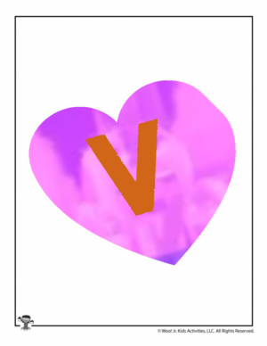  Conversatïon jantung Letter V