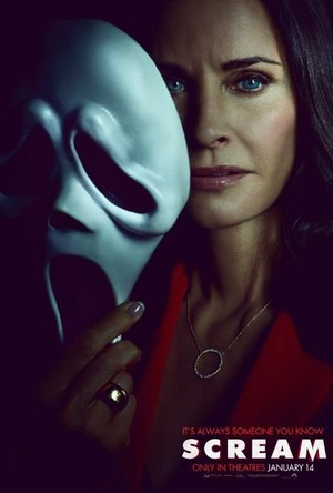  Courteney Cox as Gale Weathers || SCREAM (2022) promotional posters