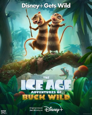  Crash and Eddie | The Ice Age Adventures of Buck Wild | Character Poster