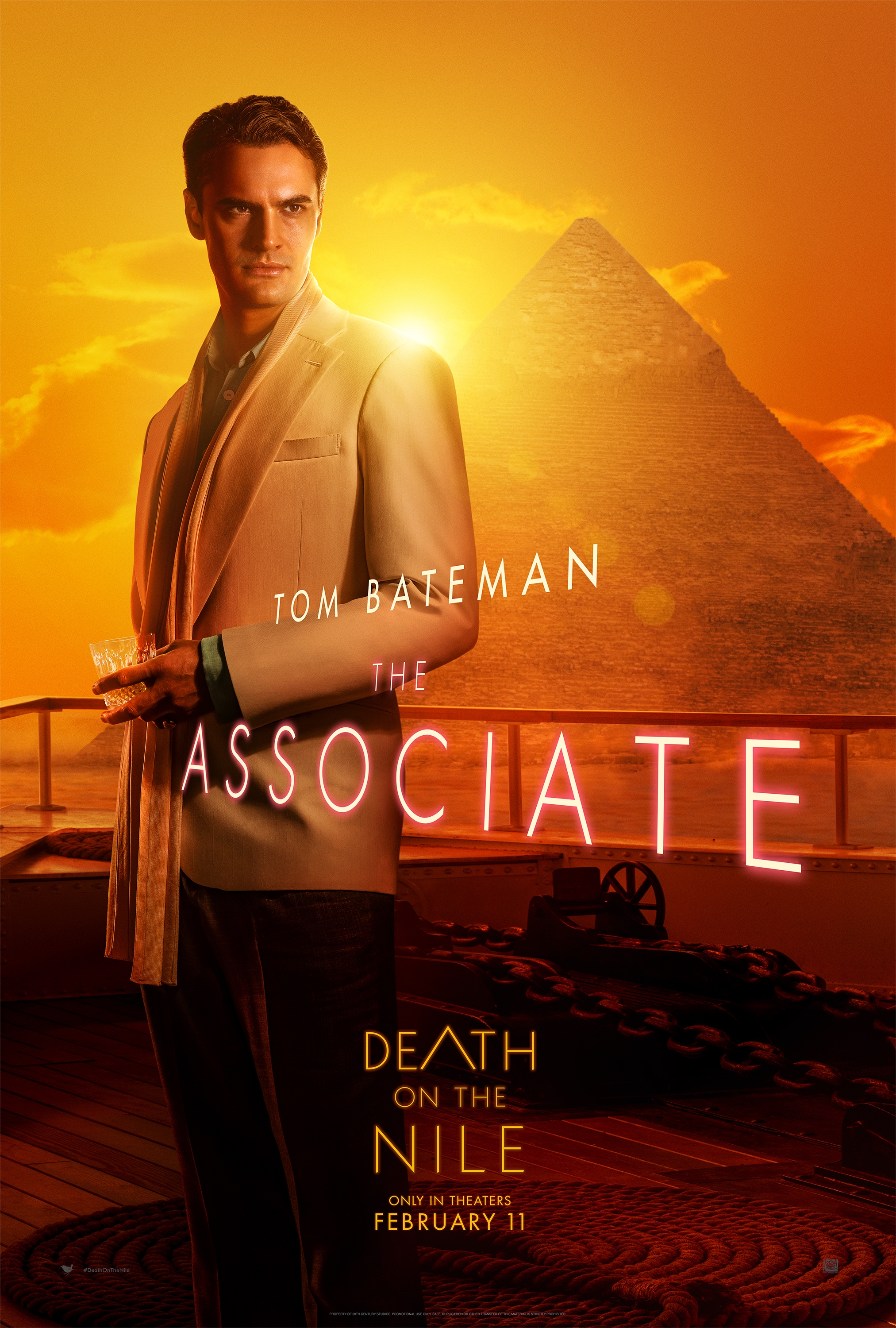  Death on the Nile | Tom Bateman (Character Poster)