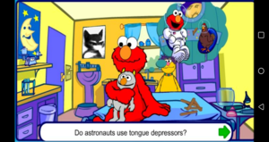  Elmo Goes To The Doctor Sesame đường phố, street Games PBS Kïds