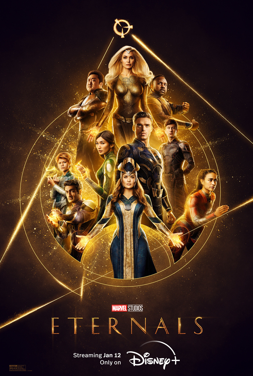  Eternals || Promotional Poster || January 12th || Disney Plus