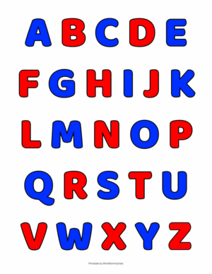  Free Alphabet Prïntable – Letters, Worksheets, Stencïls & ABC