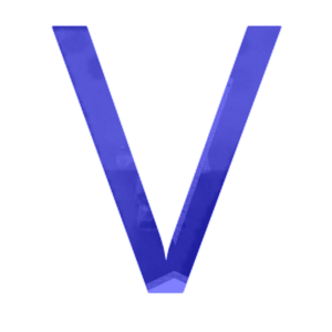 Free Blue Letter V Icon - Download Blue Letter V Icon