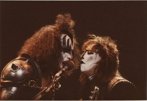Gene and Vinnie ~Quebec City, QC, Canada...January 12, 1983 (Creatures of the Night Tour)