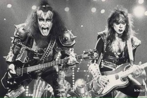  Gene and Vinnie ~Quebec City, QC, Canada...January 12, 1983 (Creatures of the Night Tour)