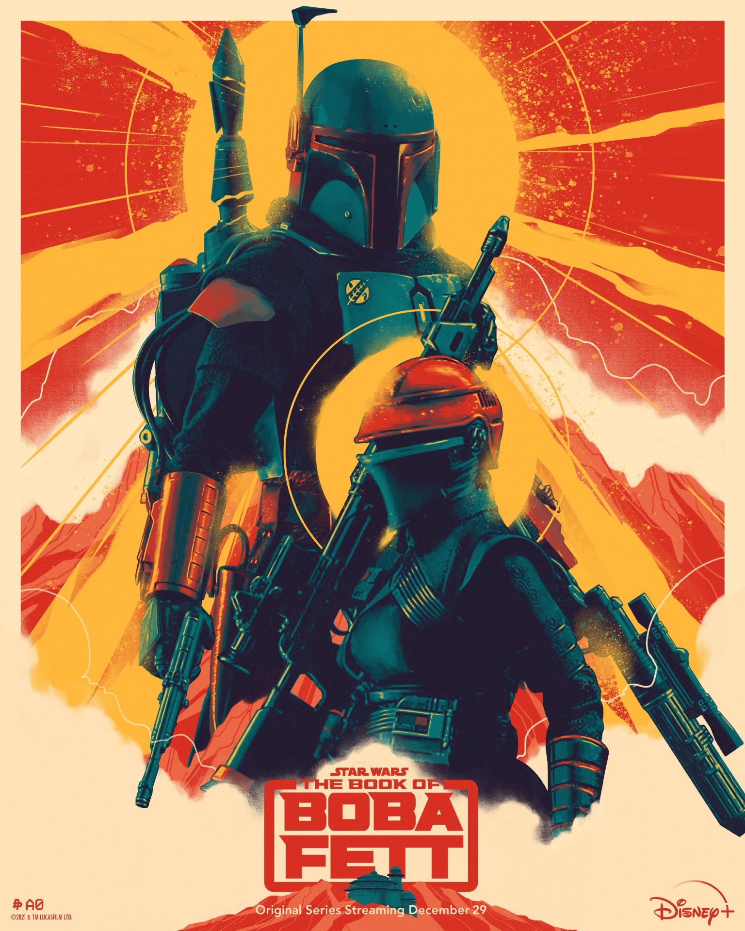 It begins now | The Book Of Boba Fett | Third in series of posters