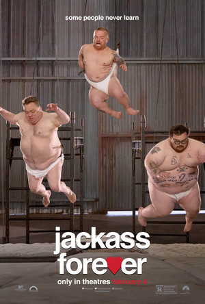Jackass Forever (2022) Poster - Preston, Wee Man and Zach Holmes