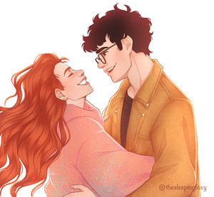 James/Lily Drawing - Happy
