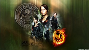  Katniss Everdeen karatasi la kupamba ukuta - The Hunger Games