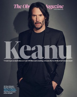 Keanu Reeves for The Observer (December 2021)