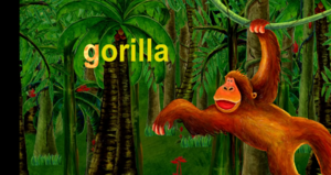  Learn the ABCs in Lower-Case: "g" is for gorilla and giraffe