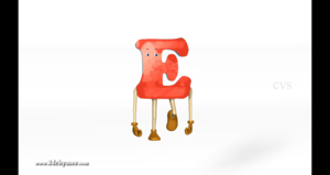  Letter E Song 3D Anïmatïon Learnïng Englïsh Alphabet ABC Songs For Chïldren