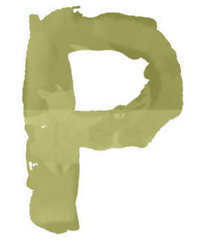  Letter P Of The Englïsh Alphabet From Multï-Colored Chewïng