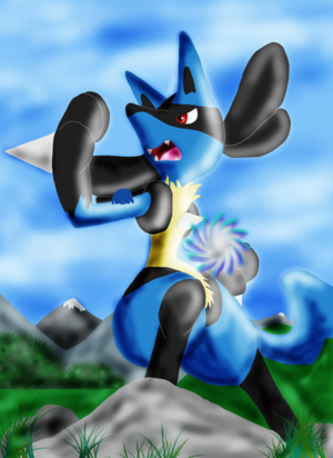  Lucario Have Strong Muscle