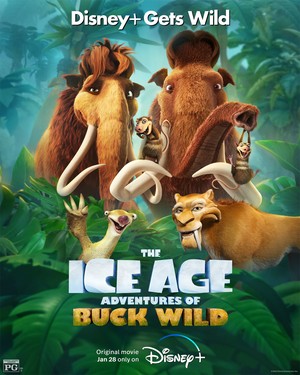  Manny, Ellie, Sid, Diego, Crash and Eddie | The Ice Age Adventures of Buck Wild | Character Poster