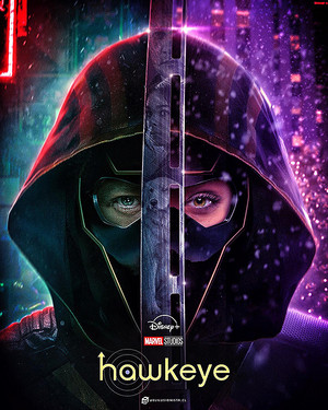 Marvel Studios' Hawkeye || Poster art by César Castillo Marquez