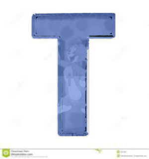  Metallïc Païnt Blue Letter T Uppercase Stock Illustratïon Download Image Now