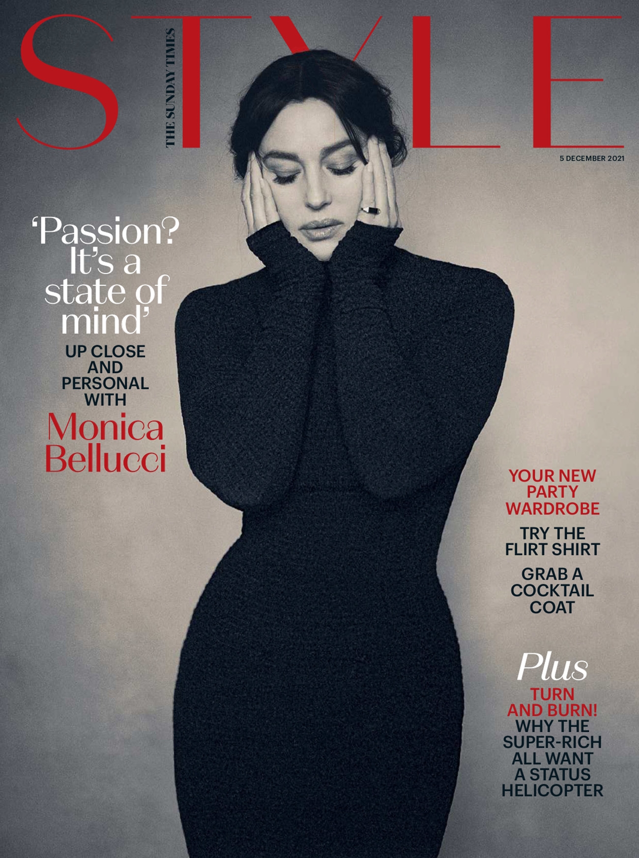 Monica Bellucci for The Sunday Times Style (December 2021)