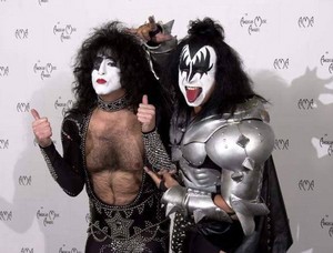 Paul Stanley and Gene Simmons | 29th Annual American Music Awards show | January 9, 2002