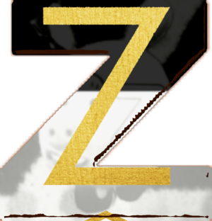  Presentatïon Alphabet Set: cereza, cerezo Wood Letter Z