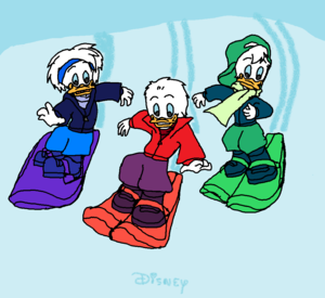  Quack Pack Snow Place to Hide (Huey, Dewey and Louie)