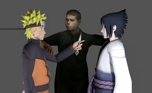  Rida sidi ben ali et Naruto uzumaki et sasuke uchiha