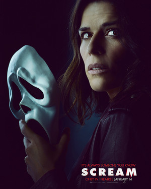 Scream 5 / Promotional Poster 2022 'It's always someone Ты know'