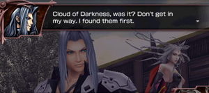 Sephiroth and Cloud of darkness