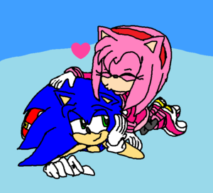  Sonic and Amy giáng sinh tình yêu