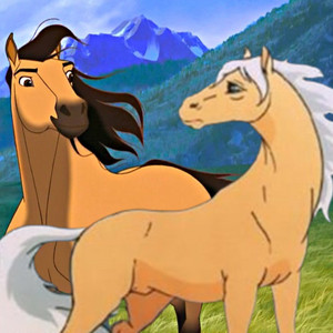  Spirit stallion of the Cimarron and Silver Brumby crossover