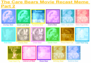  The Care Bears Movïe Recast Meme Part 2 por SweetHeart1012 On