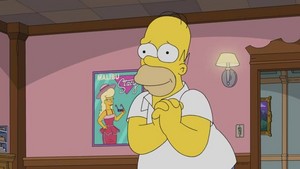  The Simpsons ~ 33x08 "Portrait of a Lackey On Fire"