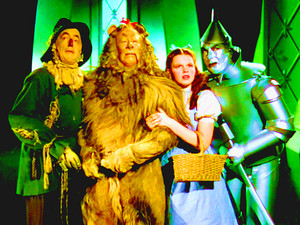 The Wizard of Oz - Scarecrow, Cowardly Lion, Dorothy and Tin Man