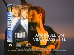 Titanic: Now available on videocassette!