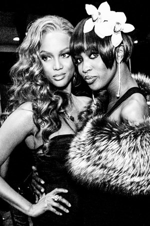 Tyra Banks and Naomi Campbell 