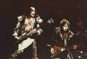  Vinnie and Gene ~Terre Haute, Indiana...January 1, 1983 (Creatures of the Night Tour)