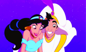  Walt Disney Gifs - Princess jasmin & Prince Aladin