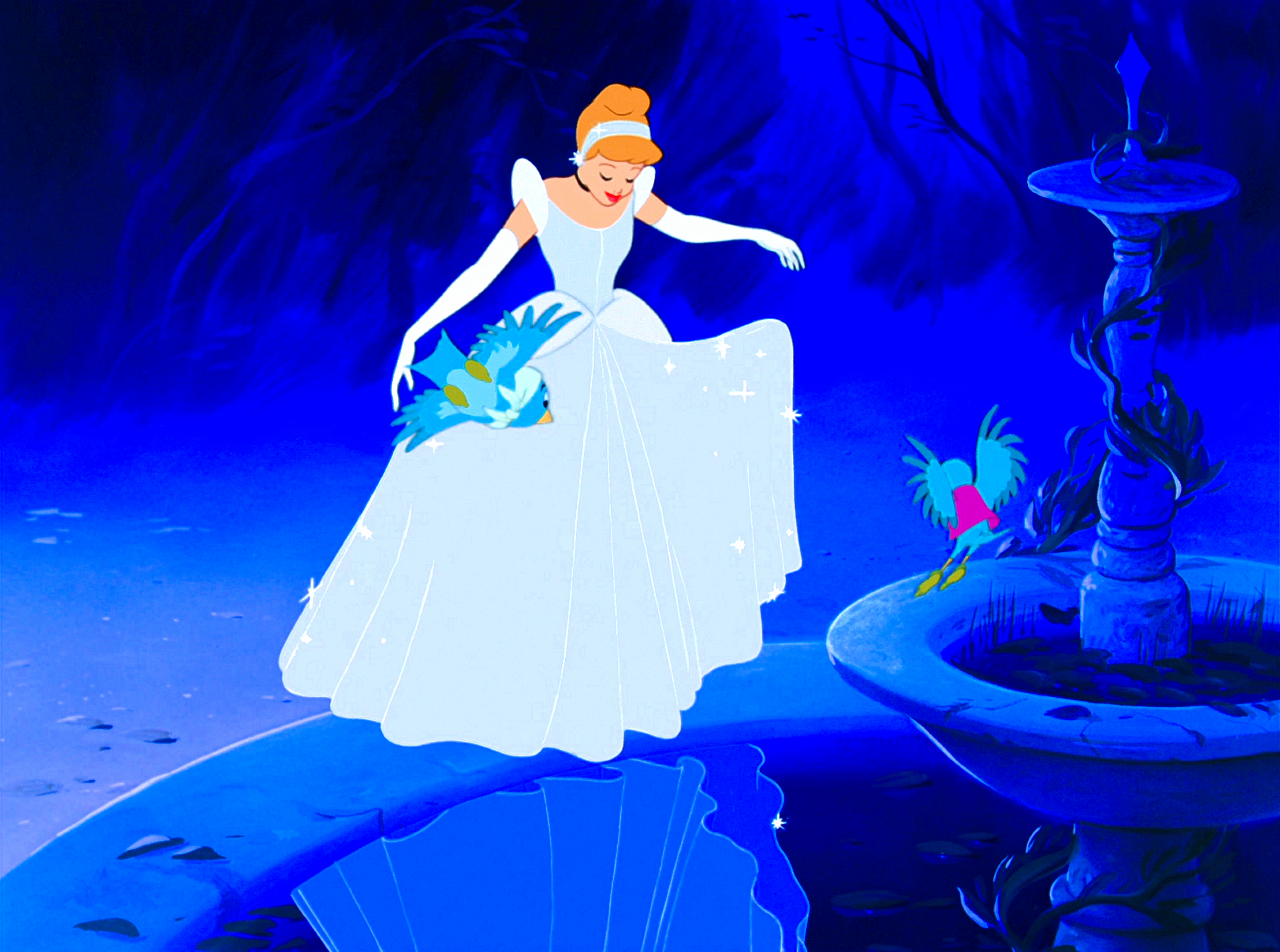 Walt Disney Screencaps – Princess Cinderella & The Birds