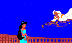  Walt disney Screencaps – Princess Jasmine, Carpet & Prince aladdin